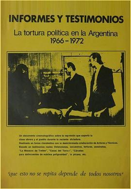报告与证词:1966-1972年阿根廷政治迫害影像纪实